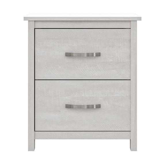 Layton Dusty Gray Oak Nightstand w/Drawers Storage and Ultra Fast Assembly
