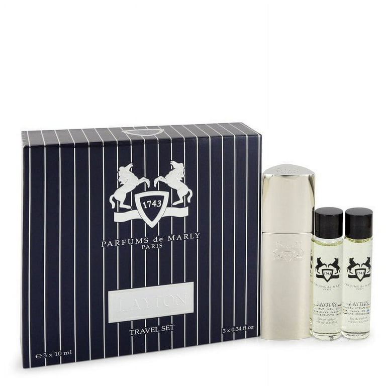 Layton Royal Essence Three Eau De Parfum Sprays Travel Set By Parfums De Marly - 3 x 0.34 oz Layton Royal Essence Three Eau De Parfum Sprays Travel Set By Parfums De Marly - 3 x 0.34 oz
