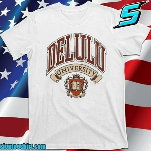 Layze Youtube Merch Delulu University Studentt T-Shirt Vintage