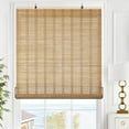 thumbnail image 1 of LazBlinds Cordless Bamboo Blinds, Bamboo Roll Up Shades for Windows, Light Filtering Hanging Window Blinds, Bamboo Shades for Patio Indoor/Outdoor Porch, 35'' W x 72'' H, Natural, 1 of 6
