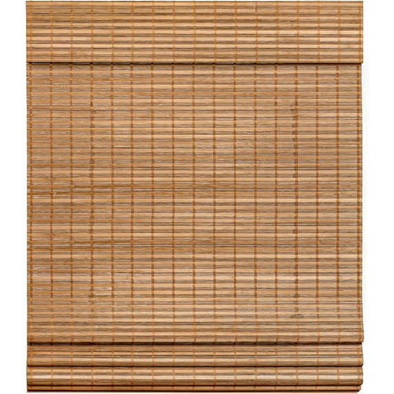 LazBlinds Cordless Bamboo Roman Shades, Light Filtering Window Treatment, Roll Up Bamboo Blinds for Windows, 32'' W x 60'' H