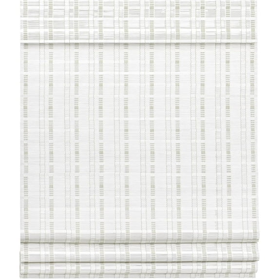 LazBlinds Cordless Bamboo Roman Shades, Light Filtering Window Treatment, Roll Up Bamboo Blinds for Windows, 45'' W x 60'' H