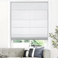 thumbnail image 1 of LazBlinds Cordless Roman Shades for Windows, Light Filtering Thermal Insulated Window Blinds, Lightweight Fabric Blinds for Indoor Windows, 27" W x 60" H, Light Grey, 1 of 6