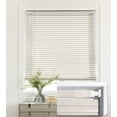 thumbnail image 1 of LazBlinds No Tools-No Drill 1" Aluminum Mini Blinds, Cordless Blinds for Windows, Light Filtering Horizontal Blinds and Shades for Window Size 43'' W x 48'' H, Cream, 1 of 6