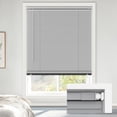 thumbnail image 1 of LazBlinds No Tools No Drill Cordless 1" Vinyl Mini Blinds, 100% Blackout Blinds for Indoor Windows, Room Darkening Privacy Window Blinds and Shades for Interior, 47" W x 48" H, Grey, 1 of 6