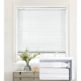 thumbnail image 1 of LazBlinds No Tools-No Drill 1" Aluminum Mini Blinds, Cordless Blinds for Windows, Light Filtering Horizontal Blinds and Shades for Window Size 19'' W x 36'' H, White, 1 of 6