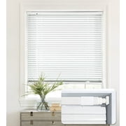 LazBlinds No Tools-No Drill 1" Aluminum Mini Blinds, Cordless Blinds for Windows, Light Filtering Horizontal Blinds and
