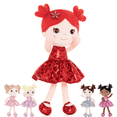 thumbnail image 1 of Lazada Baby Girl Gifts Baby Dolls First Baby Doll Baby Toys Fish Scale Skirt Fashion Girl Red 12inches, 1 of 11