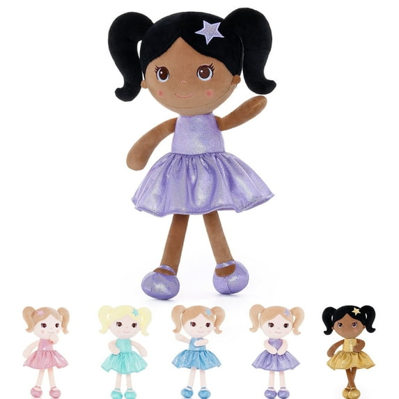Lazada Baby Girl Gifts Baby Dolls First Baby Doll Baby Toys Star Girl Black Purple 12inches