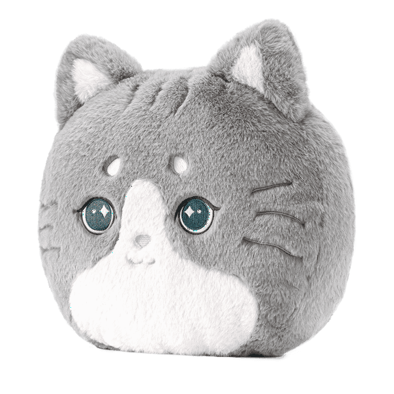 Lazada Kitty Pillow Plush Throw Pillow Home Decoration Birthday Gift Holiday gift pillow Gray 14inches