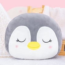 Lazada Tiny Plush Penguin Pillow Squishy Penguin Toy Soft Stuffed Animal Pillow Toys Gray 10"