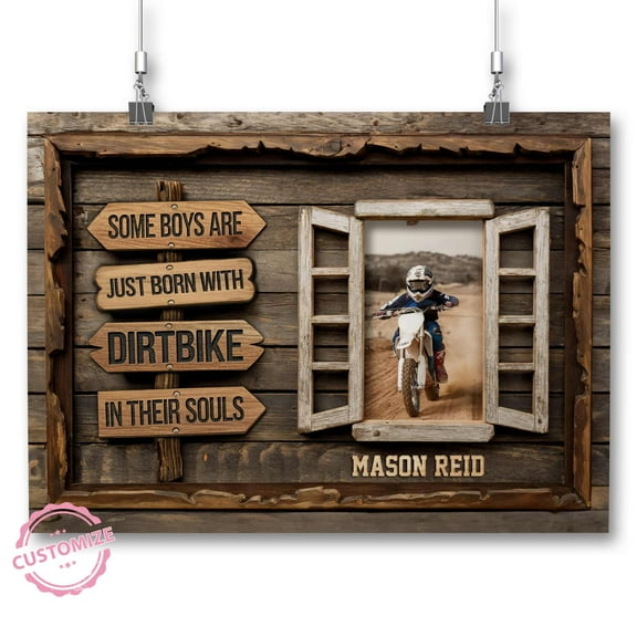Lazaofficial Canvas Photos Your Pictures, Photo Prints Custom, Dirtbike Posters For Boys Room, Photo Prints Custom, Photos Print Canvas Custom
