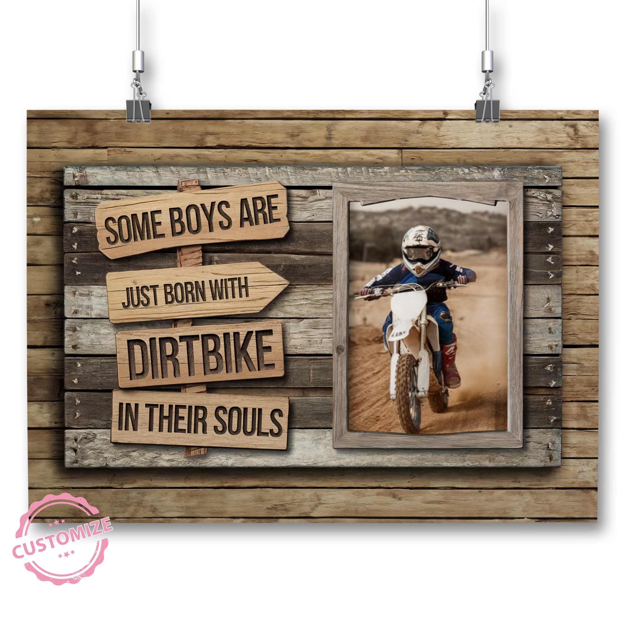 Lazaofficial Canvas Photos Your Pictures, Photo Prints Custom, Dirtbike