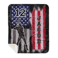 thumbnail image 1 of Lazaofficial Custom Blanket Personalized, Baseball Blanket, Boy Blanket, 1 of 8