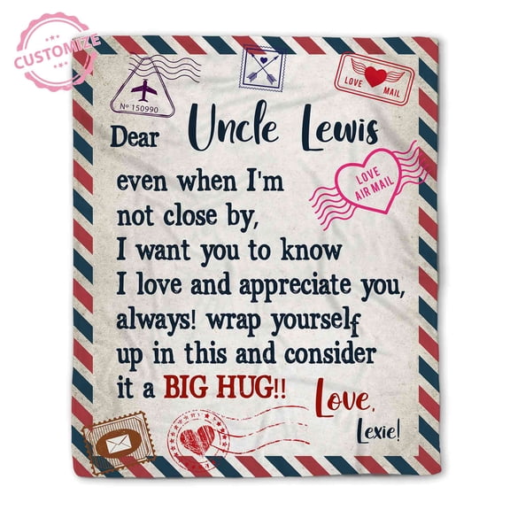 Lazaofficial Custom Blanket With Name, Blankets Customized, Personalized Blankets For Adults, Blanket With Names Personalized, Blankets With Names On Them, Family Blanket