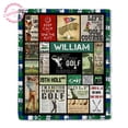 thumbnail image 1 of Lazaofficial Custom Blanket With Name, Name Blanket, Sports Blanket, Custom Name Blanket, Golf Blanket, Golf Blankets And Throws, 1 of 8