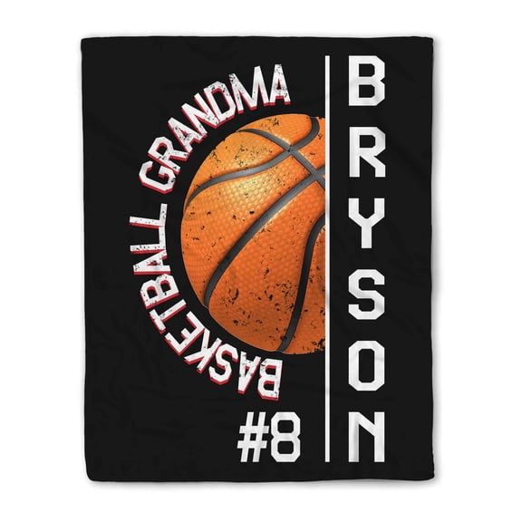 Lazaofficial Custom Name Blanket, Basketball Blankets For Boys, Basketball Blanket, Basketball Throw Blanket, Basketball Blanket For Girls