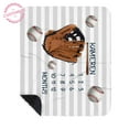 thumbnail image 1 of Lazaofficial Personalized Baseball Milestone Blanket – Custom Name Soft Fleece Photo Prop, Monthly Growth Tracker, Sports Theme Gift, 1 of 8