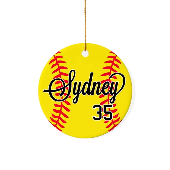 Lazaofficial Personalized Christmas Ornaments, Custom Name Ornaments, Baseball Ornaments, Baseball Christmas Ornaments, 2024 Christmas Ornaments, Couples Christmas Ornament, Family Ornament