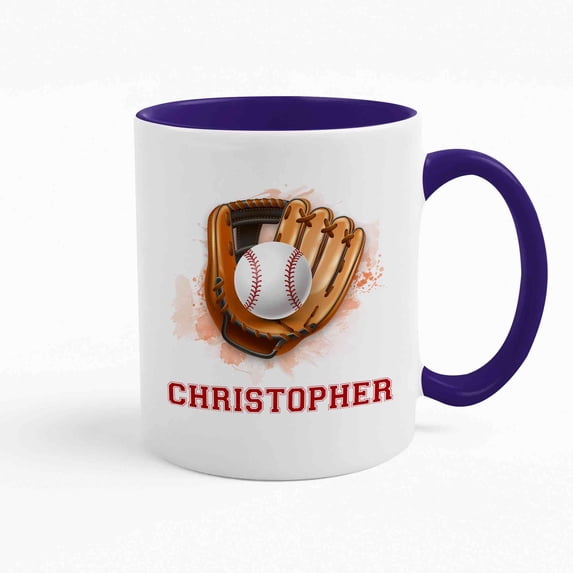 Lazaofficial Personalized Coffee Mugs, Baseball Mug, Baseball Coffee Mug, Baseball Mugs For Men
