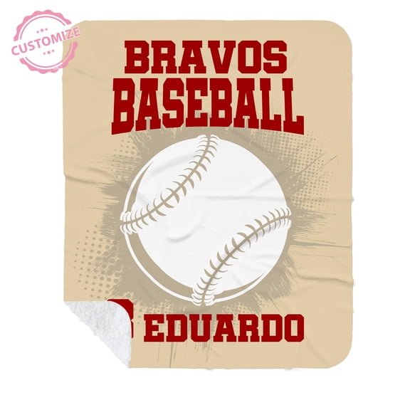 Lazaofficial Personalized Name Blanket, Baseball Blanket, Baseball Blankets For Adults, Gifts For Baseball Players, Baseball Lover Gifts, Baseball Team Gifts, Baseball Gifts