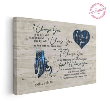 Lazaofficial Personalized Name Canvas, Holding Hands Wall Art, Couple Canvas, Romantic Couple Wall Art, Photo Canvas, Photo Prints Custom, Gifts For Couple