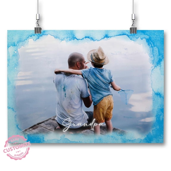 Lazaofficial Personalized Name Canvas, Photos Print, Family Wall Decor, Personalized Canvas Wall Art, Custom Picture Canvas