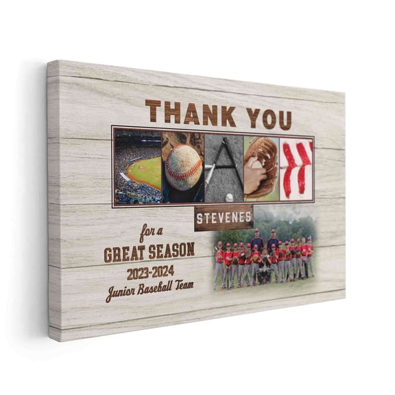 Lazaofficial Photo Canvas Prints Custom, Baseball Wall Decor, Baseball Room Decor, Baseball Wall Art