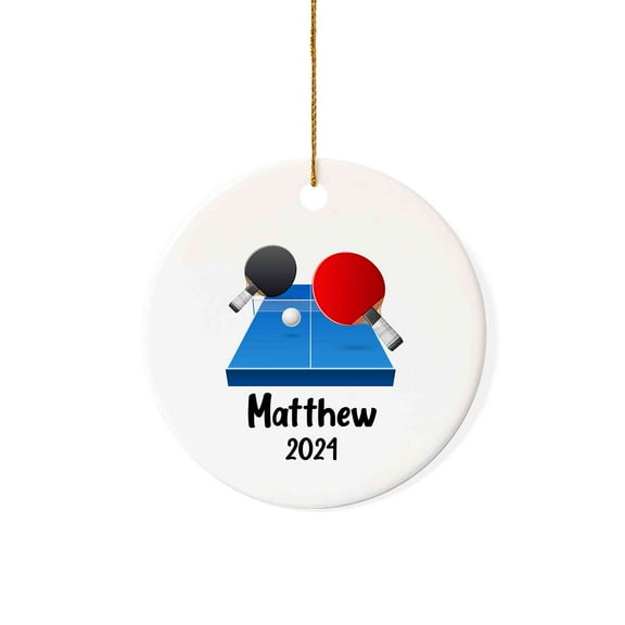 Lazaofficial Sport Ornament, Ping Pong Christmas Ornament, Personalized Ornaments With Names, 2024 Christmas Ornaments, Custom Christmas Ornament, Custom Ornaments