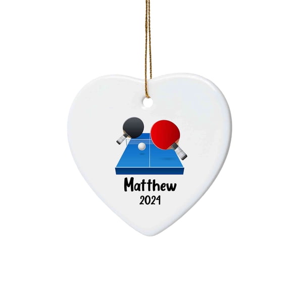 Lazaofficial Sport Ornament, Ping Pong Christmas Ornament, Personalized Ornaments With Names, 2024 Christmas Ornaments, Custom Christmas Ornament, Custom Ornaments