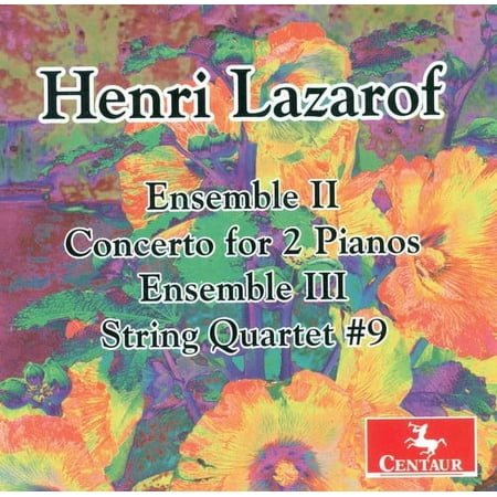 Lazarof / Levin / Gamma / Berganza String Quartet - Ensemble II for Piano 4 Hands & String Quartet - Music & Performance - CD