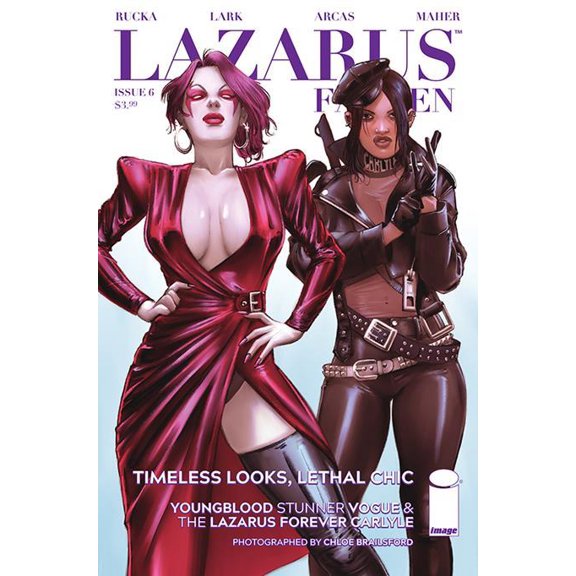 Lazarus Fallen #6 Cvr B Chloe Brailsford Youngblood Team Up Var (mr) Image Comics Comic Book