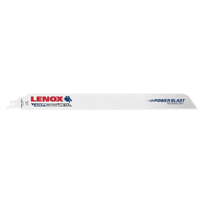 Lazer 12 in. Bi-Metal Reciprocating Saw Blade - 14 TPI - Pack of 5