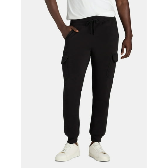 Lazer Men's Fleece Cargo Sweatpants, Sizes XS-3XL