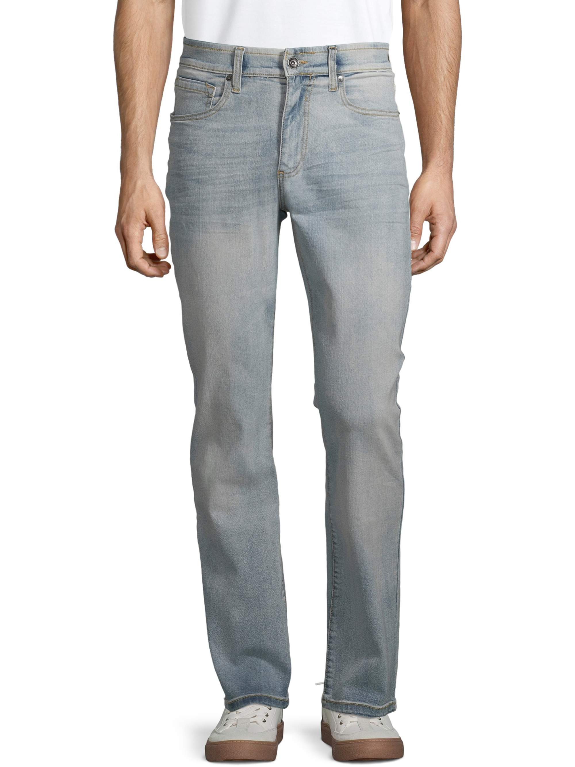 Lazer Men's Flex Denim Bootcut Jeans, Waist Sizes 29"-38", Bootcut Mens Jeans - image 1 of 4