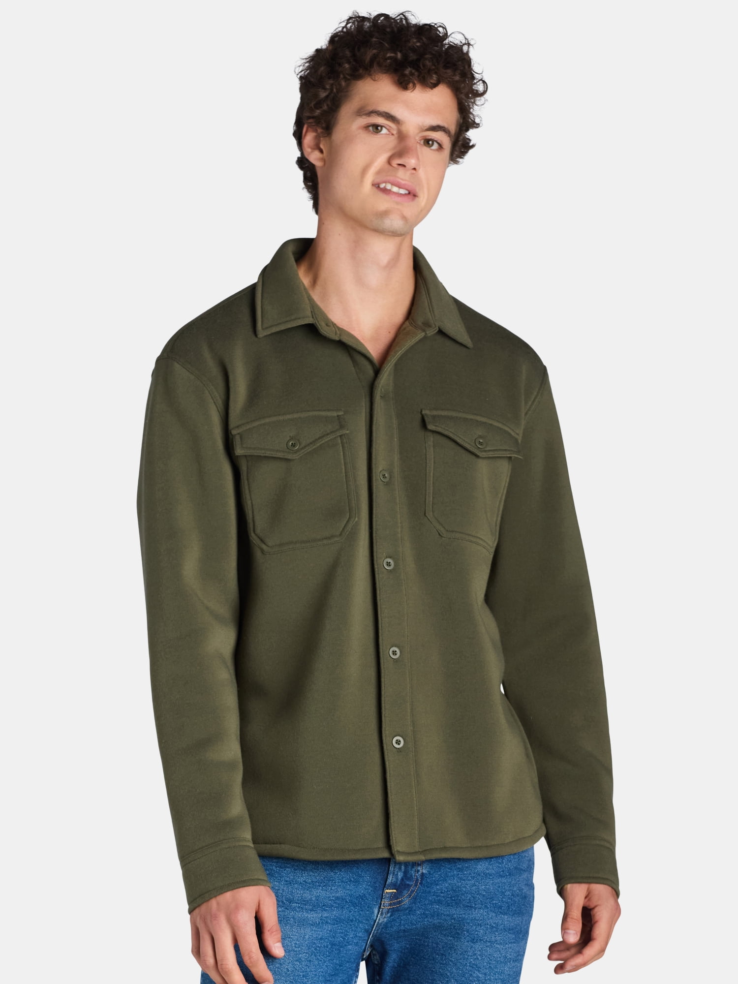 スーパーセール 50%(福袋 & Men's George Big S Sizes Jacket, Shirt Fleece Knit Men's Clothing
