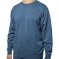 thumbnail image 1 of LAZER Mens Burnout Fleece Sweatshirt, Blue, Medium, 1 of 1