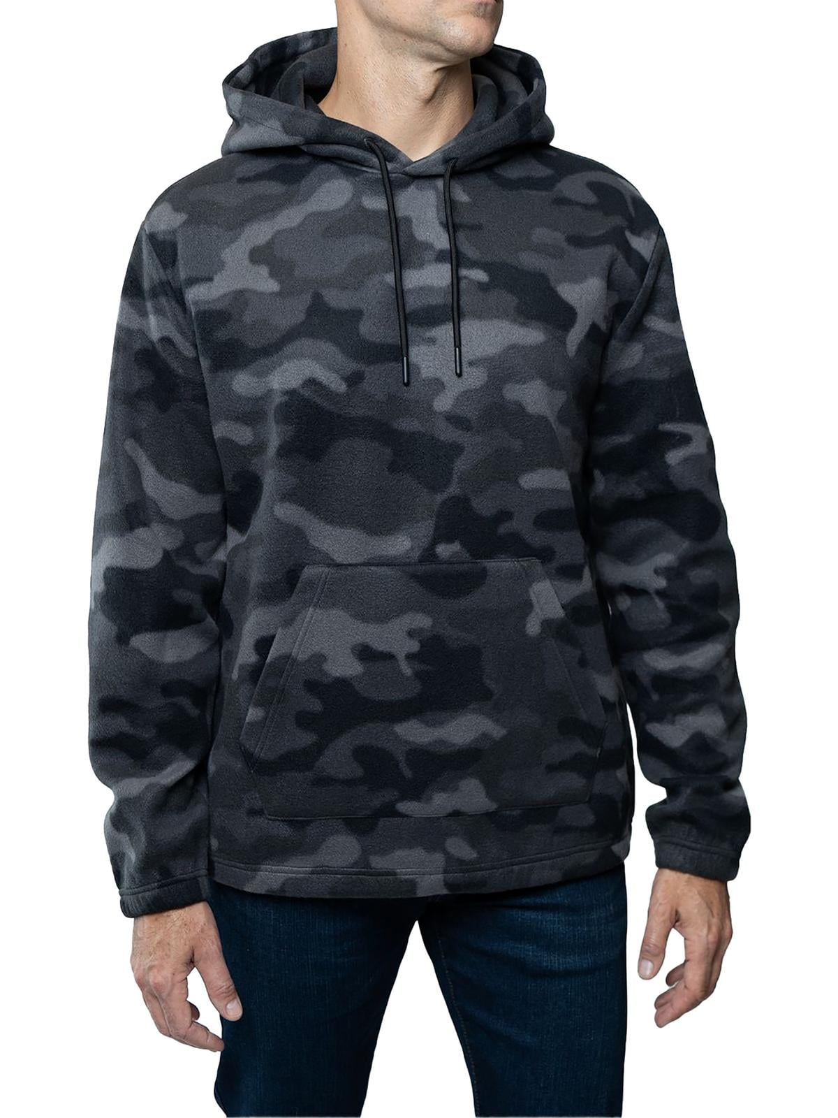 Lazer Mens Polar Fleece Pullover Hoodie