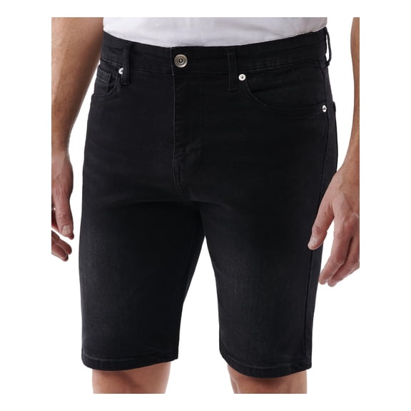 Lazer Mens Slim Fit Above Knee Denim Shorts