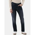 thumbnail image 1 of Lazer Pointe Men's Slim Fit Stretch Denim Jeans with Back Pocket Embroidery, Sizes 30"-38", 1 of 5