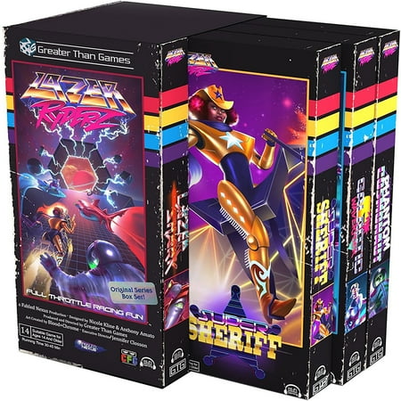 Lazer Ryderz - 80's Retro Style Racing Board Game - Ages 14+, 2- 4 Players, 30-45 Min