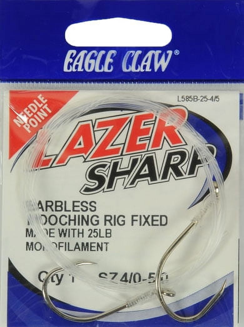 Lazer Sharp L585B254/5 Terminal Tackle,Fish Hooks,Barbless Mooching