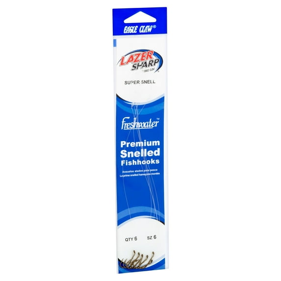 Lazer Sharp L739H-6 Super Snell 6 Bronze, Size 6 Hook