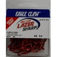 thumbnail image 1 of Lazer Sharp L8197F3-5/0 Circle Offset Hook, Sea Guard Red, Size 5/0, 40 Pack, 1 of 4