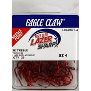 Eagle Claw Lake & Stream Baitholder Taglia 1/0 - 3 Confezioni Da 7 Ami: L'amo Per Tutti I Pesci!
