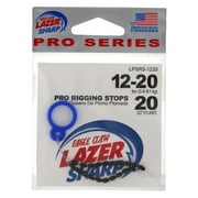 Lazer Sharp Pro Series Rigging Stops - Rubber - 12-20 lb - 20 Pack - Black