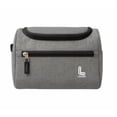 thumbnail image 1 of Lazer Toiletry Bag for Travel – 6L Hanging Organizer with Multiple Compartments, Water-Resistant – Grey, 1 of 7