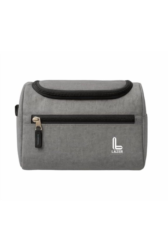 Toiletry Bag for Travel  6L Hanging Organizer with Multiple Compartments, Water-Resistant  Grey