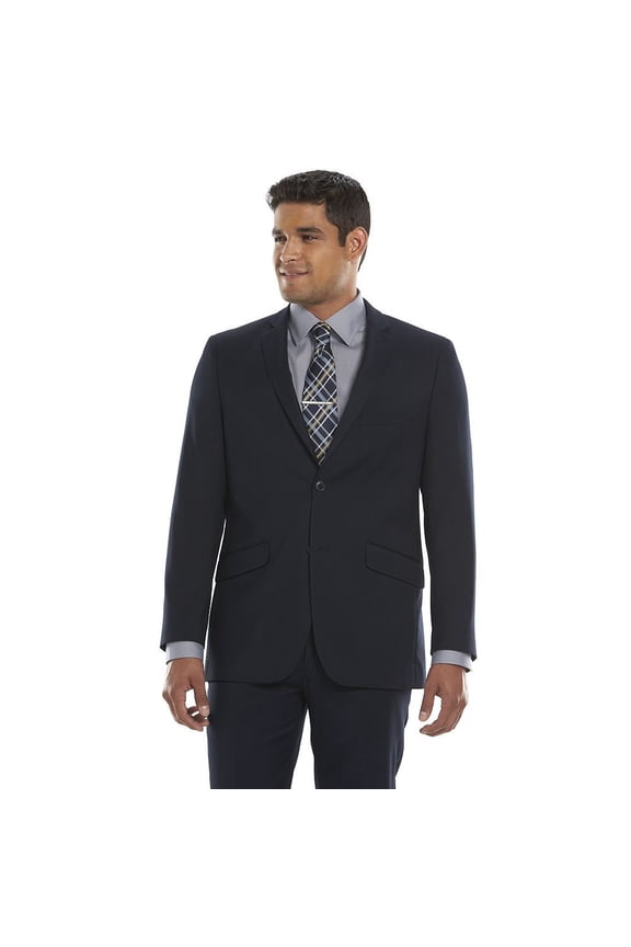 Lazetti 1602 Men's Modern-Fit Suit - Classic Navy - 38R