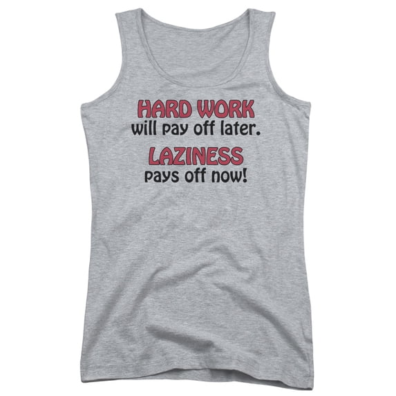 - Laziness - Juniors Tank Top - X-Large